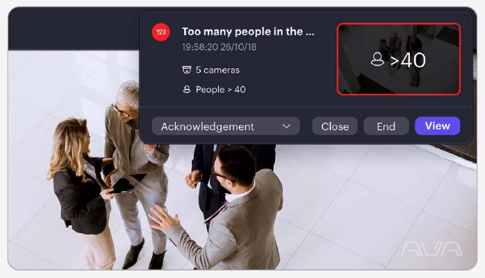 Ava Cloud Videosicherheit 04 Ava PeopleCounting - Ava Cloud Videosicherheit