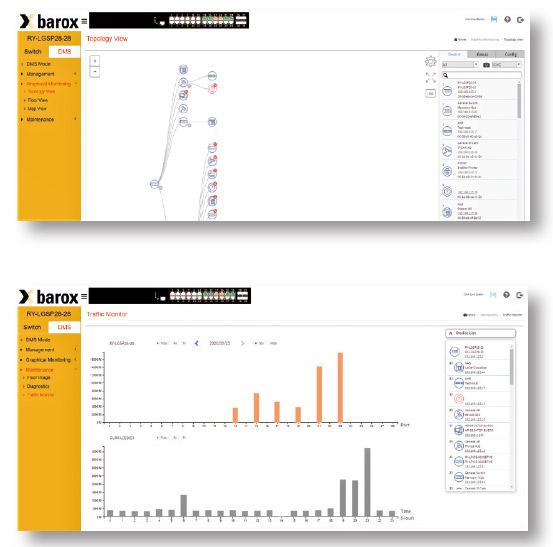 barox dms - Barox-Switche, Medienkonverter und IP-Extender