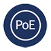 poe icon - Barox-Switche, Medienkonverter und IP-Extender
