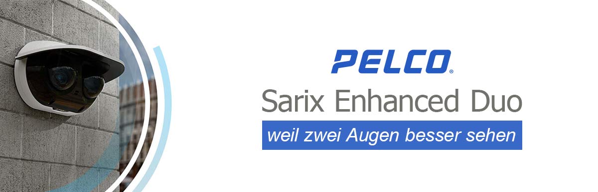 Pelco Sarix Enhanced Duo Kameras pelco enhance duo banner augen - Pelco Sarix Enhanced Duo Kameras