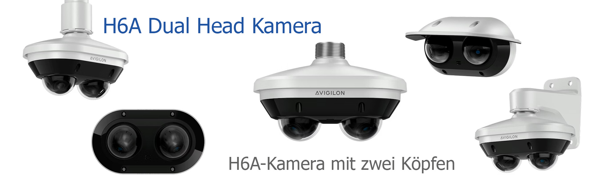h6a dual head 1 - Avigilon H6A Dual Head Kamera